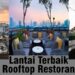 Desain lantai terbaik rooftop restaurant